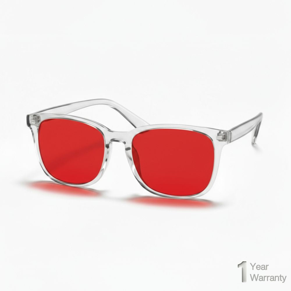 Flow® Unisex Blue Light Blocking Glasses – Red Lens