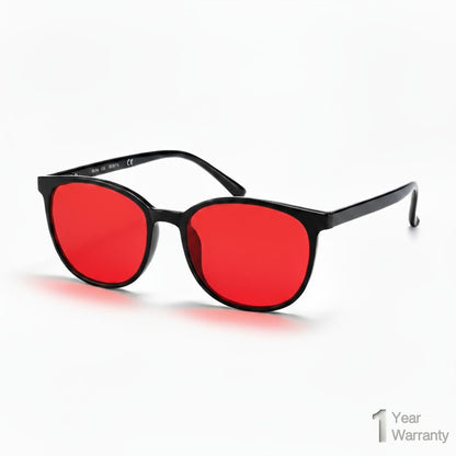 Flow® Unisex Blue Light Blocking Glasses – Red Lens