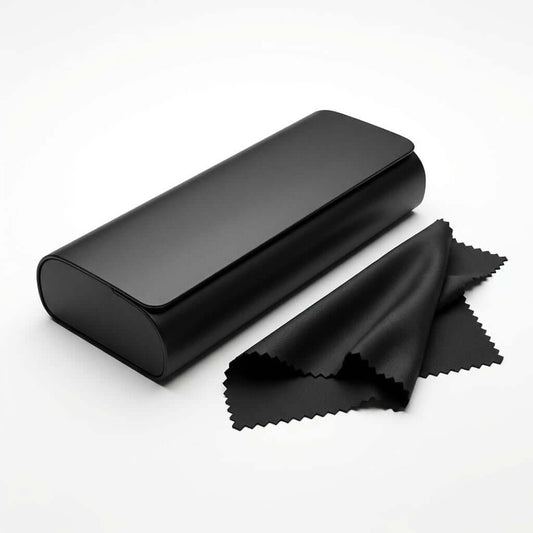 OVIR® Glasses Hard Case & Cleaning Cloth